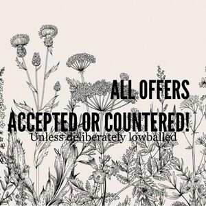 Please send fair offers :)